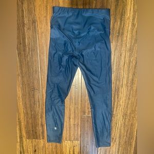 Sweaty Betty High-Shine 7/8 Leggings - Size XS - Color: Beetle Blue